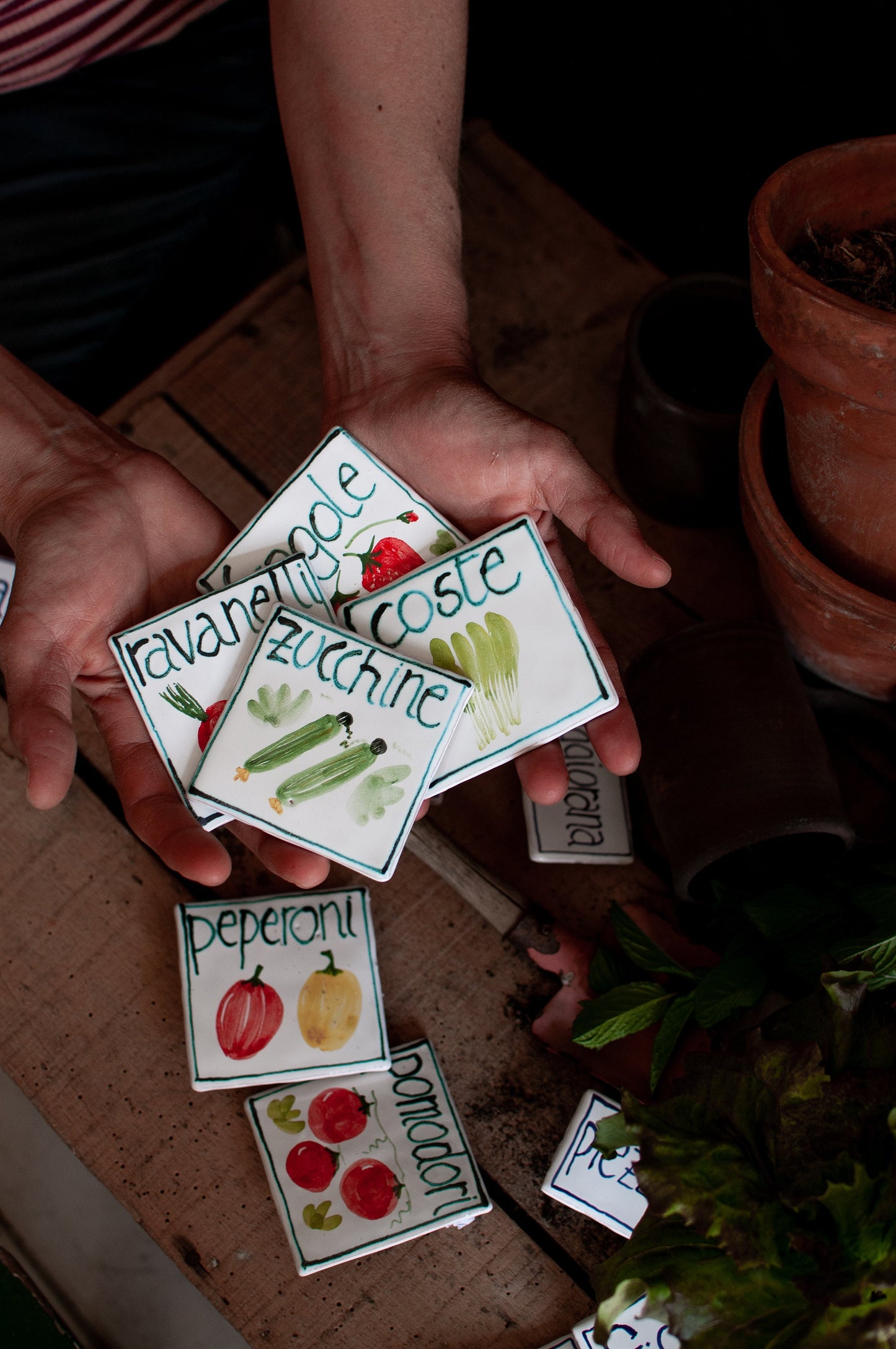 Cartellino orto o spezie