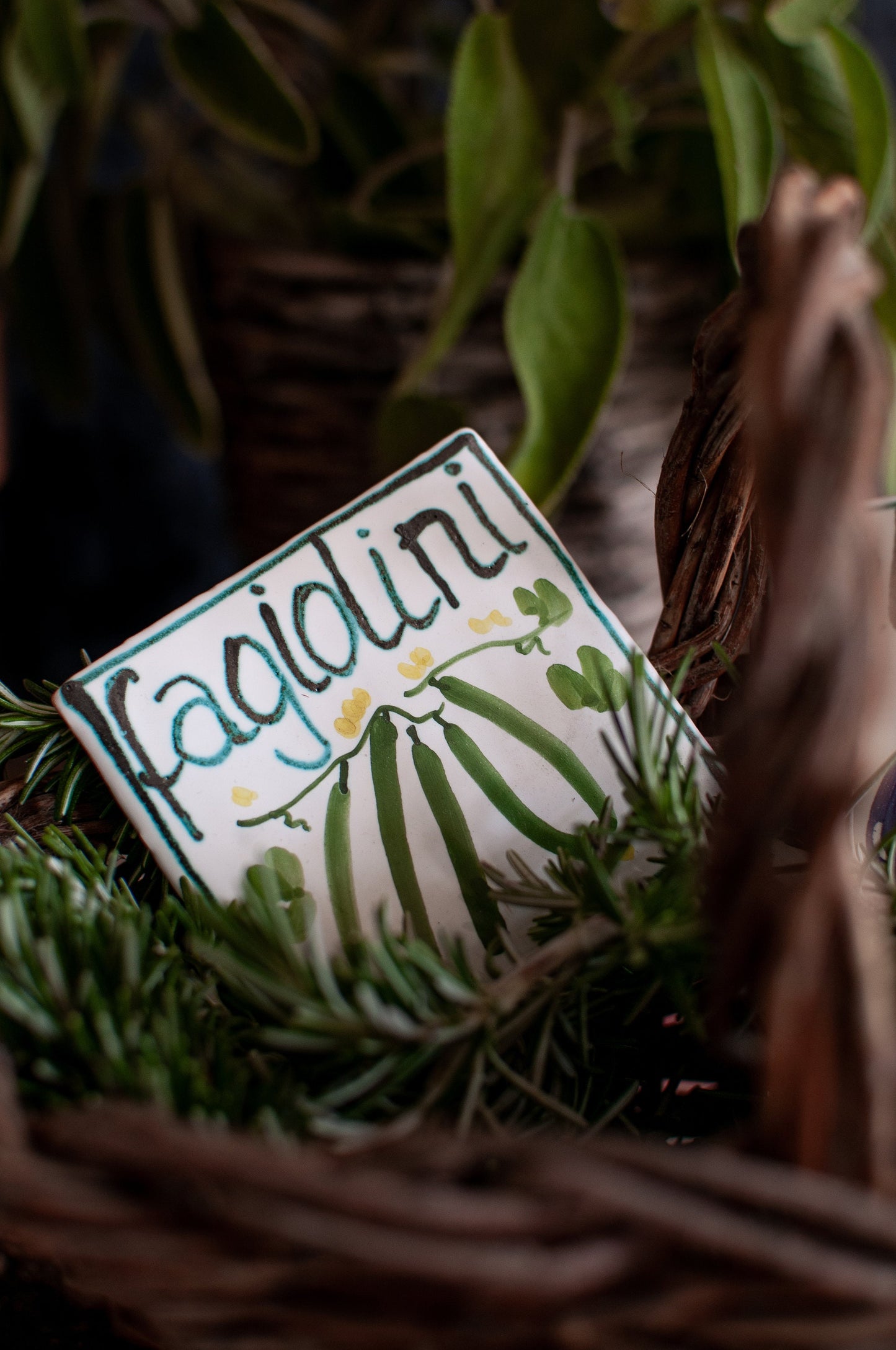 Cartellino orto o spezie