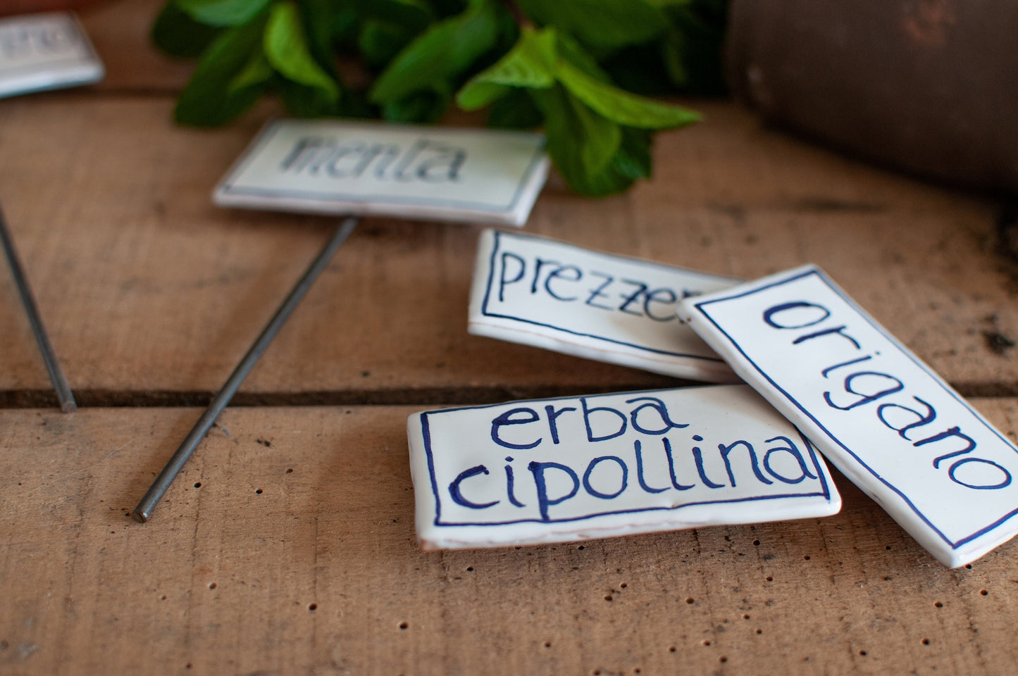 Cartellino per aromatiche