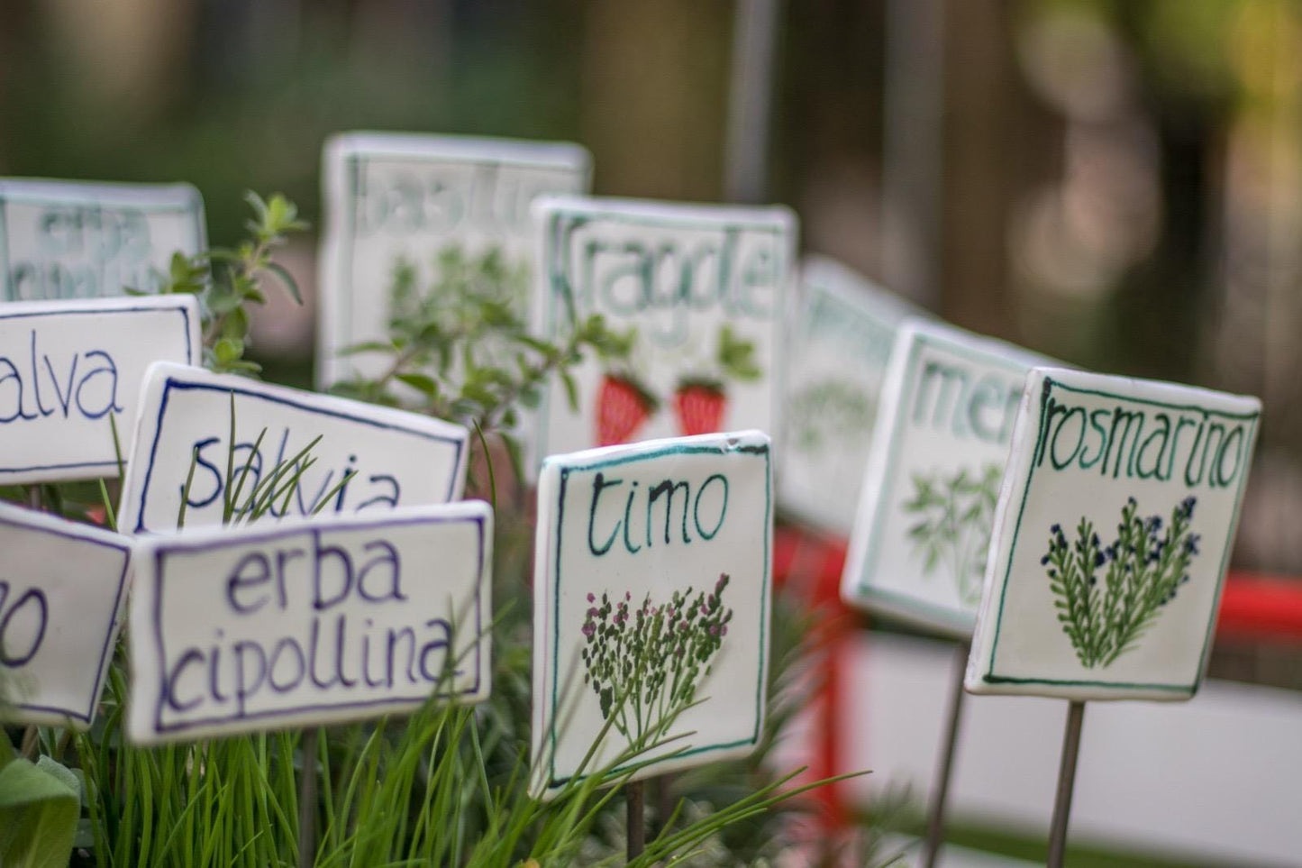 Cartellino orto o spezie