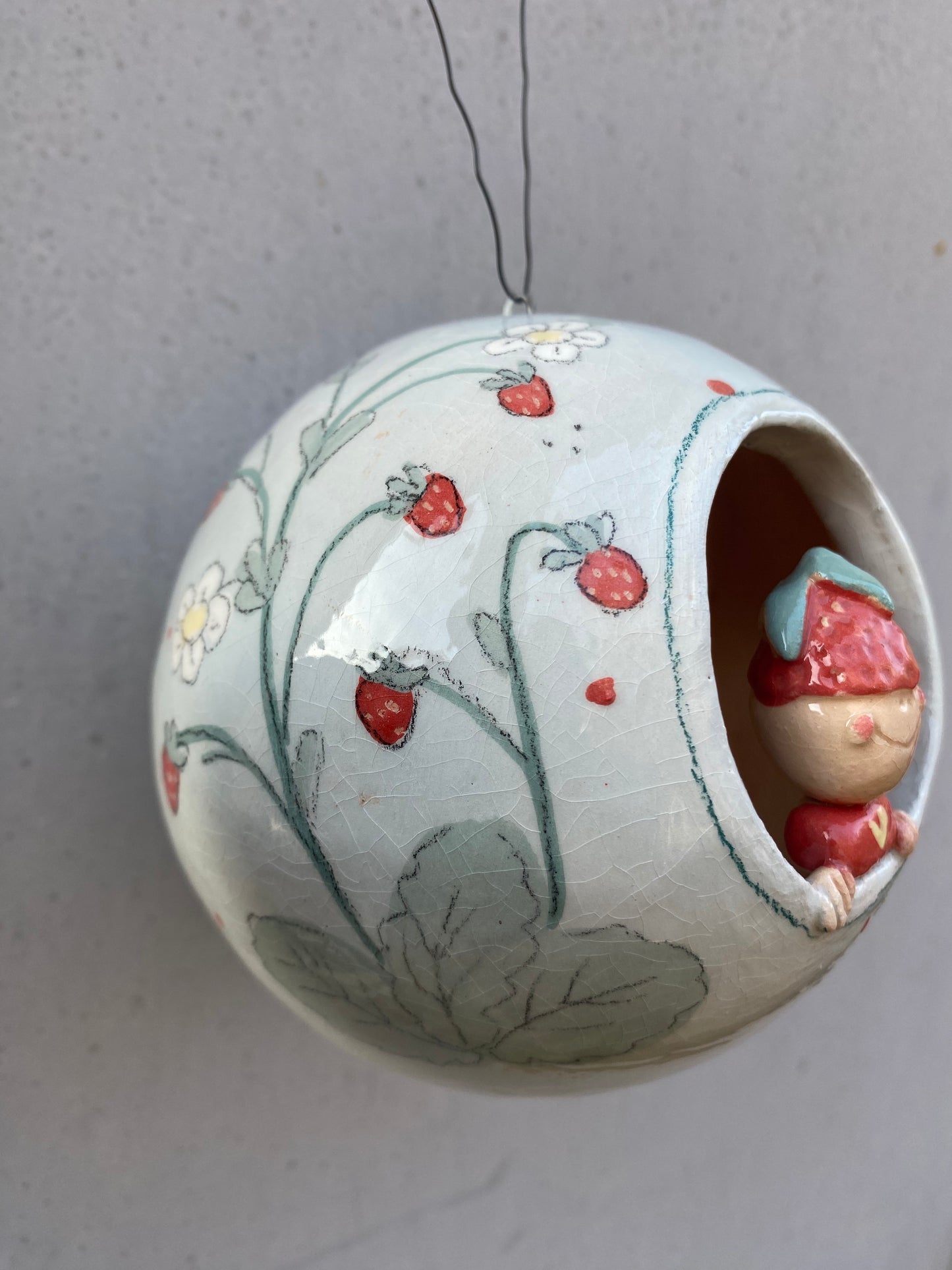 Sfera abitata fragolina