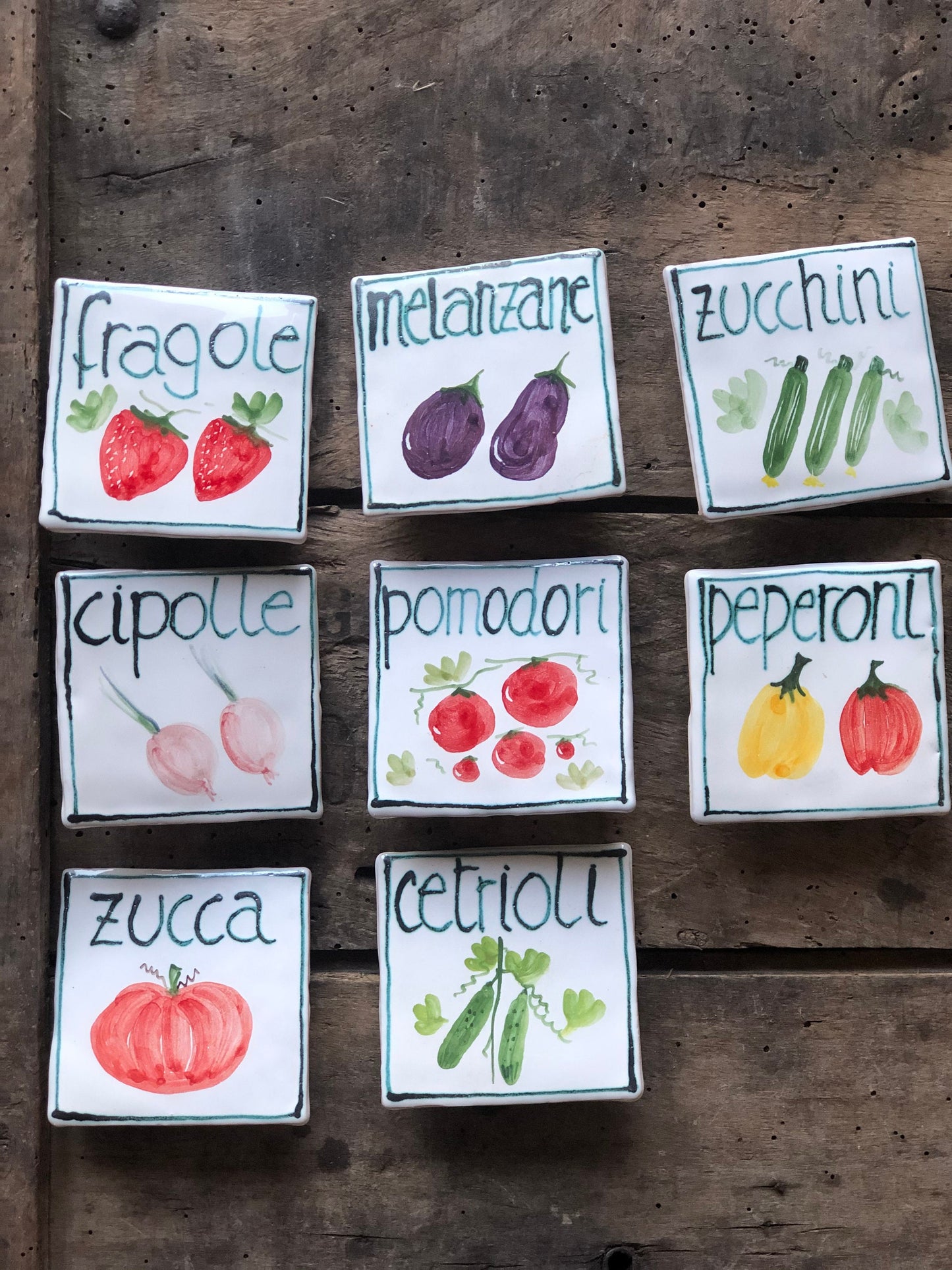 Cartellino orto o spezie